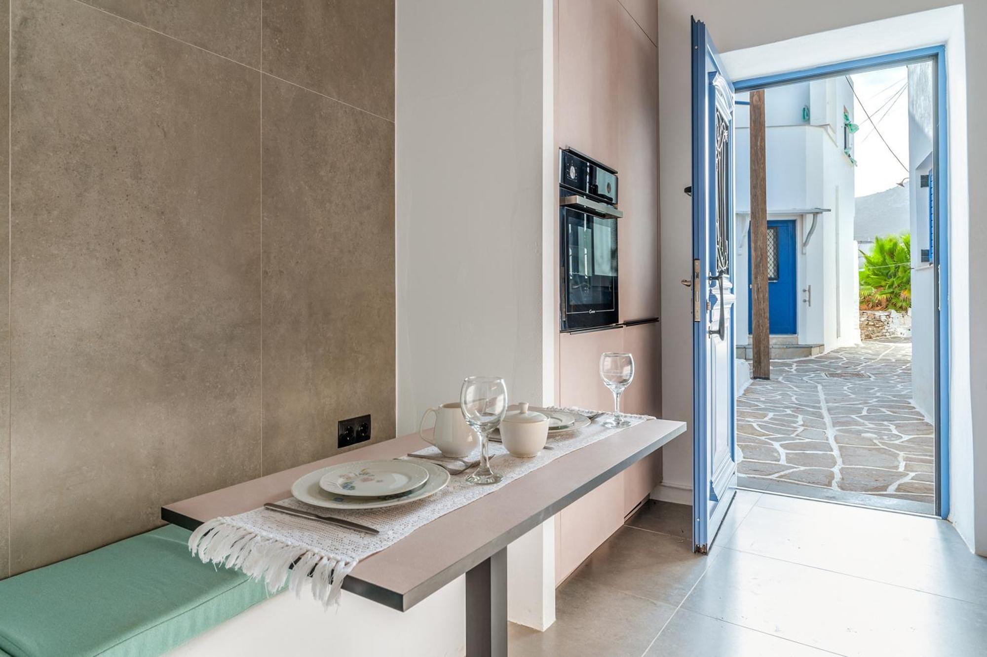 Appartement Lithos à Kostos Extérieur photo